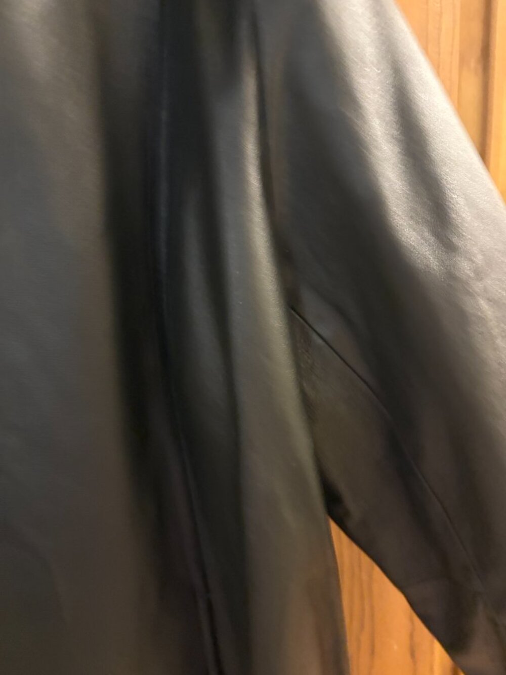 Women's Like New Never Worn 2X Dialogue Black Leather Jacket - Picture 7 of 8